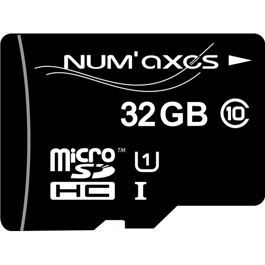 Carte SDHC Micro 32GB - Num'axes