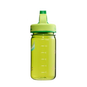 Nalgene Kids Trinkflasche Grip-n-Gulp Sustain 0,35 l mit Deckel grün, musikalischer Löwe