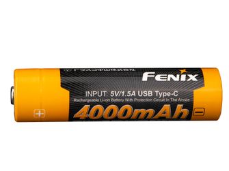 Fenix wiederaufladbare USB-C Batterie Fenix 18650 4000 mAh (Li-Ion)