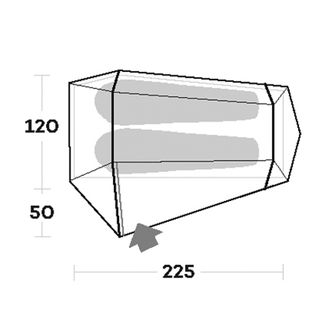 Ferrino Tent Lightent Pro für 2 Personen oliv