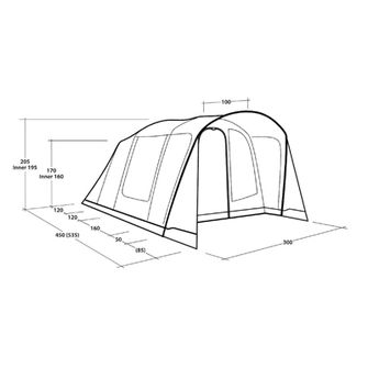 Outwell Zelt Sunhill 5 Air für 5 Personen