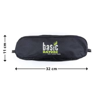 BasicNature Ultralight Low Rest Reisestuhl Schwarz