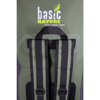 BasicNature Wasserdichte Tasche 90 L grau-grün