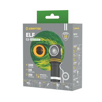 ArmyTek Elf C2 Weiße LED-Taschenlampe 1100 lm 4800 h 65 g