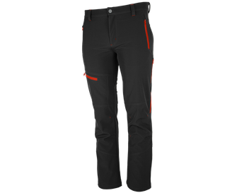 BENNON Softshell-Hose FORCE, schwarz/rot