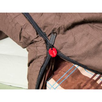 Coleman Schlafsack Hampton für zwei Personen, braun