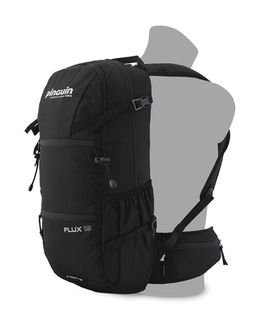 Pinguin Rucksack Flux 15, 15 L, Schwarz