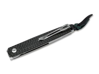 Böker Plus Carbon Taschenmesser, 7,8 cm, Carbonfaser, schwarz