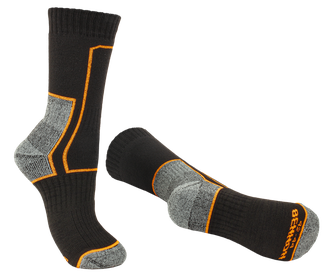 BENNON Trekkingsocken TREK Socke schwarz/orange