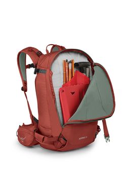 OSPREY Skialp-Rucksack SOPRIS 30,  emberglow orange