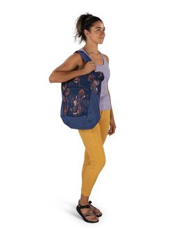 OSPREY Stadtrucksack DAYLITE TOTE PACK,  wild blossom print/alkaline