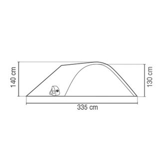 Coleman Zelt Darwin Plus für 4 Personen