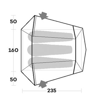 Ferrino Tent Lightent Pro für 3 Personen oliv