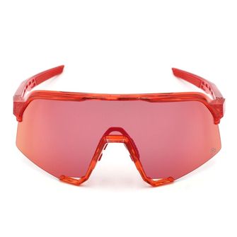 100 % Sonnenbrille S3 LE – Peter Sagan, Gloss Translucent Red – Hiper Red Mirror