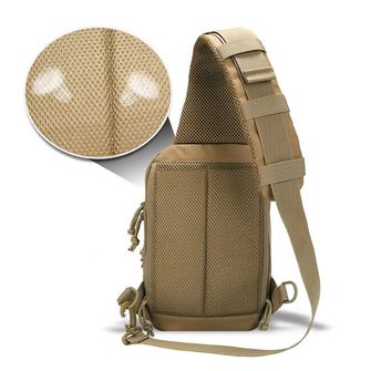 DRAGOWA TACTICAL Ein-Riemen-Rucksack Mike, grün