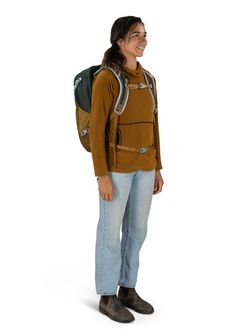 OSPREY Stadtrucksack NEBULA,  green tunnel/brindle brown