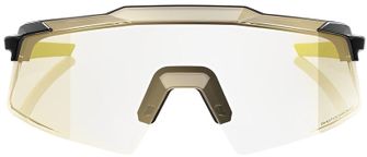 100% Aerocraft Sonnenbrille, glänzendes Metallic-Schwarz - Gold Mirror Photochromic