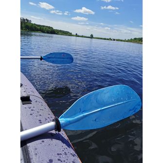 BasicNature Doppelpaddel blau 230 cm