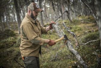 Helikon-Tex Hemd WOODSMAN - erdige braun / schwarz A