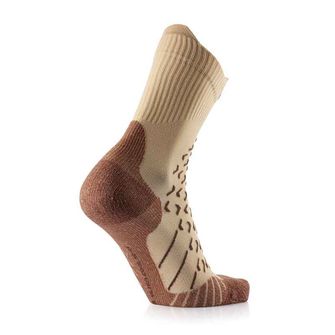 Therm-ic hohe Socken, beige/braun