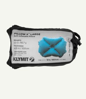 Klymit Pillow X groß, blau