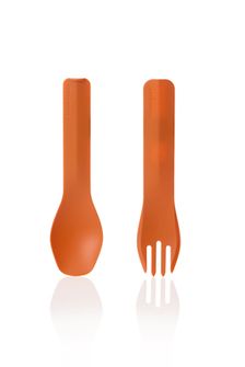 humangear Besteck GoBites BIO DUO orange