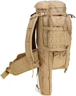 DRAGOWA Tactical Taktischer Rucksack Zenith 70 L, coyote