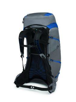 OSPREY Wanderrucksack EXOS PRO 55,  dale grey/agam blue