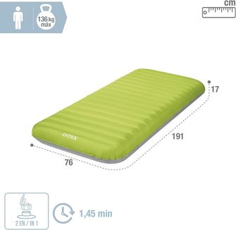 Intex Aufblasbare Matratze TPU Camping Dura-Beam