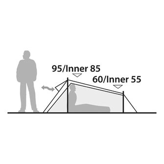 Robens Zelt Pfeilspitze für 1 Person