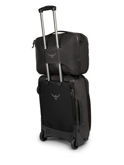 OSPREY TRANSPORTER GLOBAL CARRY-ON BAG, schwarz