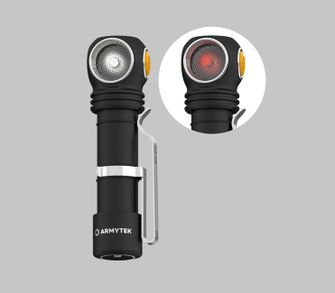 ArmyTek Wizard C2 WR Magnet Weiße und rote LED-Stirnlampe mit Magnethalterung 1100 lm Batterieleistung 3 h 65 g