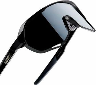 100% Sonnenbrille S2, Soft Tact Schwarz