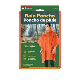 Coghlans Leichter Poncho orange