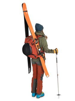 OSPREY Skialp-Rucksack SOPRIS 30,  emberglow orange