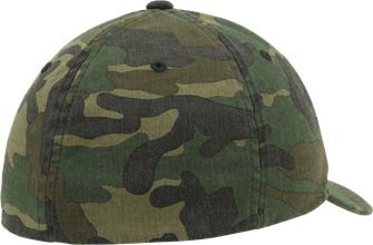 Brandit Flexfit Garment Camo Kappe mit gewaschenem Effekt, woodland