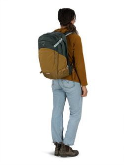 OSPREY Stadtrucksack NEBULA,  green tunnel/brindle brown