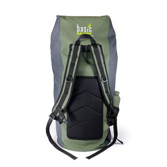 BasicNature Wasserdichte Tasche 90 L grau-grün