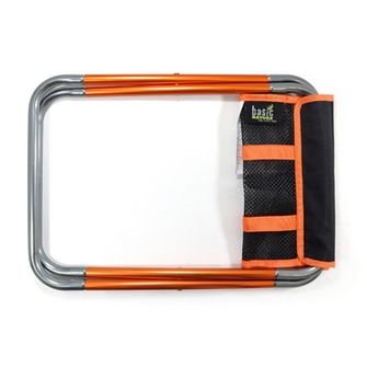 BasicNature Klappstuhl Compact 2.0 schwarz / orange