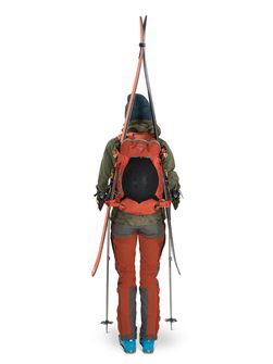 OSPREY Skialp-Rucksack SOPRIS 30,  emberglow orange