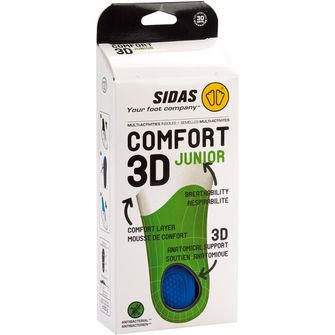 Sidas Einlegesohlen mit Comfort 3D Junior Unterstützung