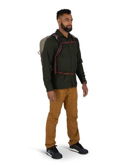 OSPREY Stadtrucksack QUASAR,  sawdust tan/raisin red