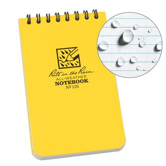 Rite in the Rain All Weather Notebook gelb Nr. 135