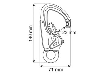 CAMP Einstellbare Positionierung Lanyard Cable Adjuster + 995 5 m