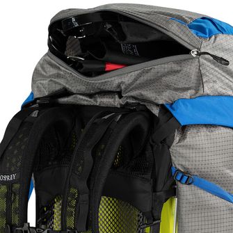 OSPREY Wanderrucksack EXOS PRO 55,  dale grey/agam blue