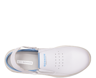 BENNON Arbeitsstiefel WHITE OB Slipper