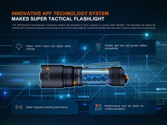 Fenix Wiederaufladbare LED-Taschenlampe TK05R