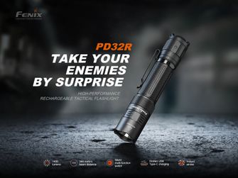 Fenix Wiederaufladbare Taschenlampe PD32R