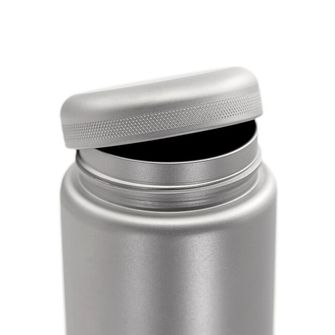 Silverant Titanium Flasche mit flachem Verschluss 600 ml
