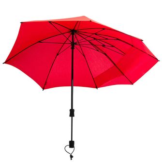 EuroSchirm Swing Rucksack freihändig Regenschirm rot